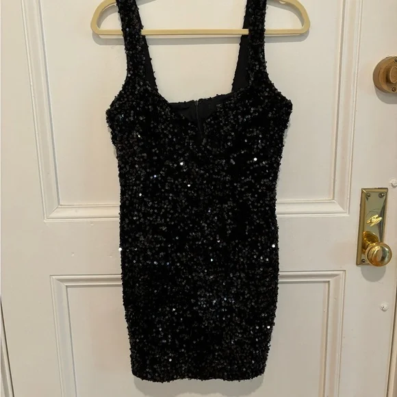 Sequin Sweetheart Mini Dress - Picture 2 of 4